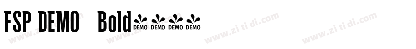 FSP DEMO   Bold字体转换